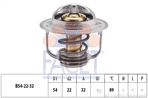 термостат, охладителна течност FACET 7.8298S