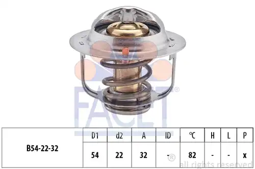 термостат, охладителна течност FACET 7.8305S