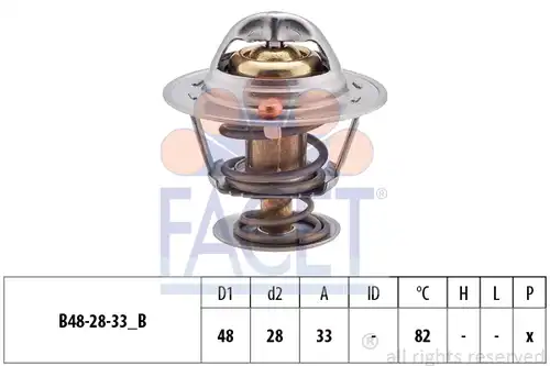 термостат, охладителна течност FACET 7.8319S