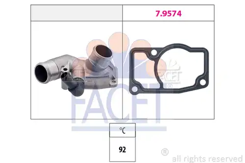 термостат, охладителна течност FACET 7.8347