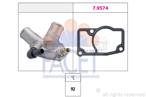 термостат, охладителна течност FACET 7.8348