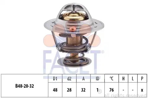 термостат, охладителна течност FACET 7.8418S