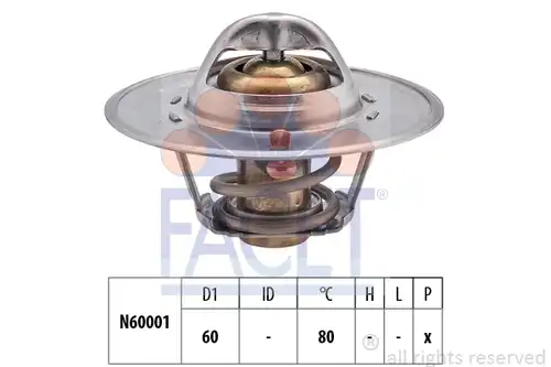 термостат, охладителна течност FACET 7.8465S