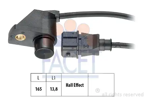 датчик, положение на разпределителния вал FACET 9.0242