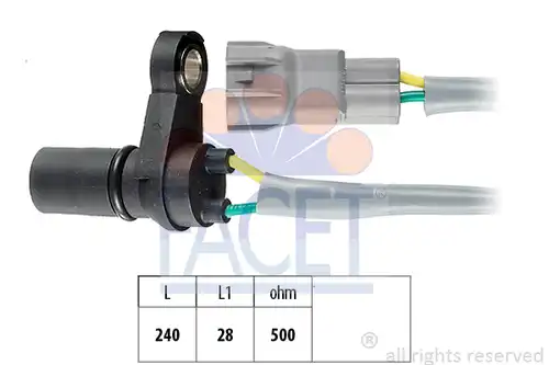 Датчик обороти, авт. скоростна кутия FACET 9.0375