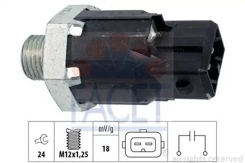 детонационен датчик FACET 9.3224