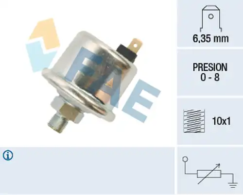 датчик, налягане на маслото FAE 14500