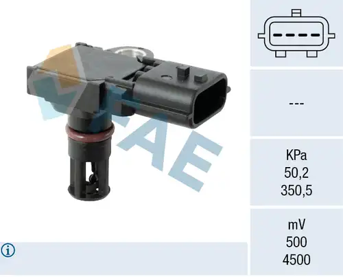 датчик, налчгане във всмукателните тръби FAE 15274