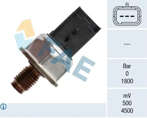 датчик, налягане на горивото FAE 15601