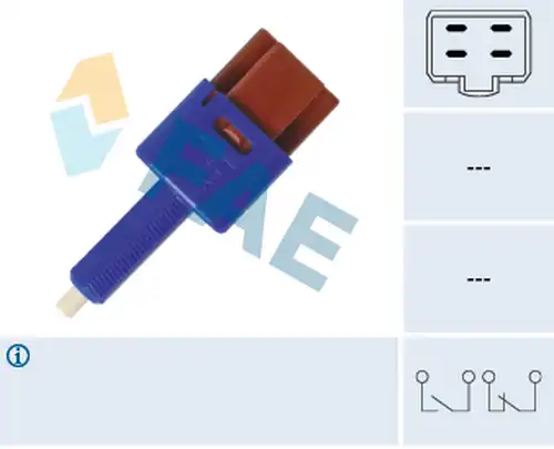 ключ за спирачните светлини FAE 24454