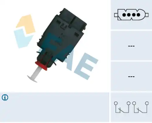 ключ за спирачните светлини FAE 24530