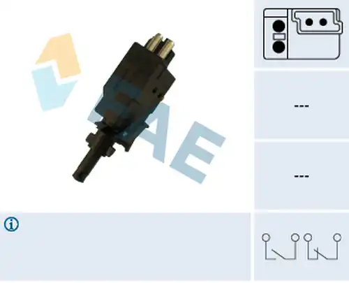 ключ за спирачните светлини FAE 24590