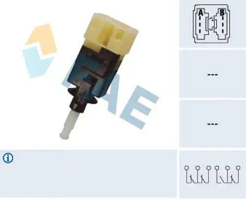 ключ за спирачните светлини FAE 24595