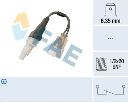 ключ за спирачните светлини FAE 24710