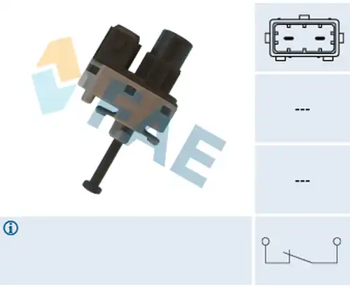ключ за спирачните светлини FAE 24850