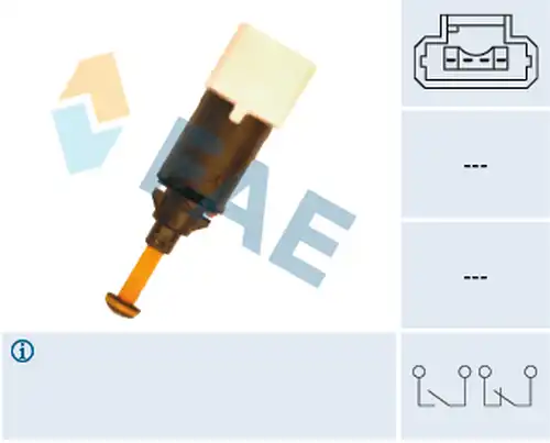 ключ за спирачните светлини FAE 24898