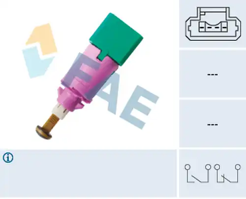 ключ за спирачните светлини FAE 24904