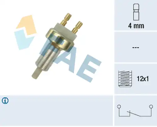 ключ за спирачните светлини FAE 25030