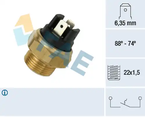 термошалтер, вентилатор на радиатора FAE 37420