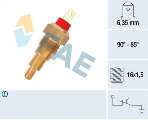 термошалтер, вентилатор на радиатора FAE 37620