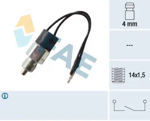 включвател, светлини за движение на заден ход FAE 40530