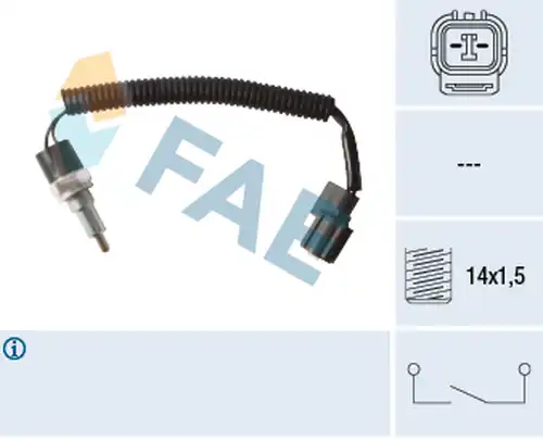 включвател, светлини за движение на заден ход FAE 40585