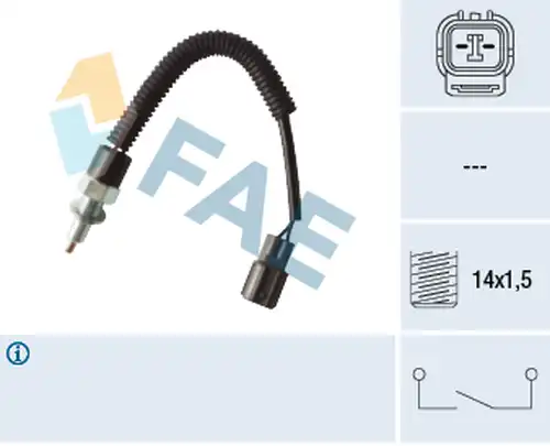 включвател, светлини за движение на заден ход FAE 40586