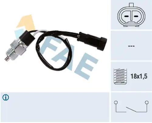 включвател, светлини за движение на заден ход FAE 40831