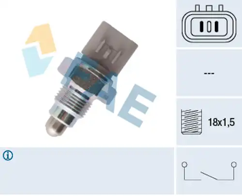 включвател, светлини за движение на заден ход FAE 40902