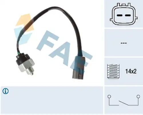 включвател, светлини за движение на заден ход FAE 40988