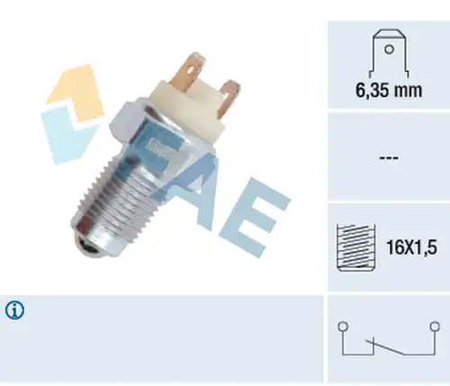 включвател, светлини за движение на заден ход FAE 41060