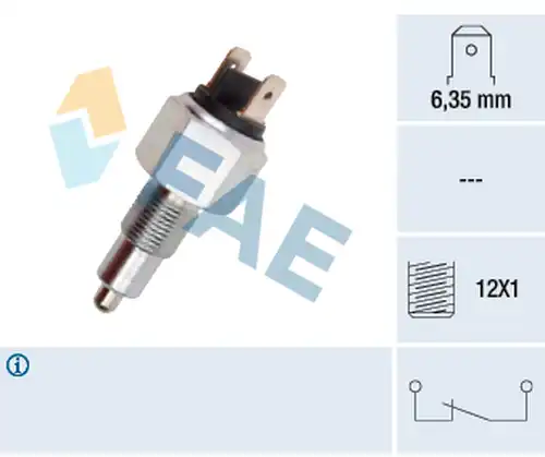 включвател, светлини за движение на заден ход FAE 41070