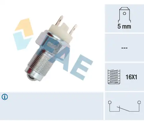 включвател, светлини за движение на заден ход FAE 41080