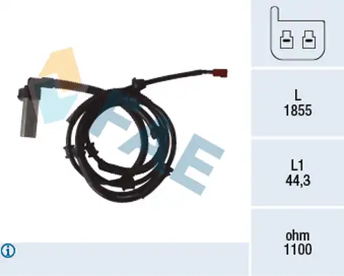 датчик, обороти на колелото FAE 78069