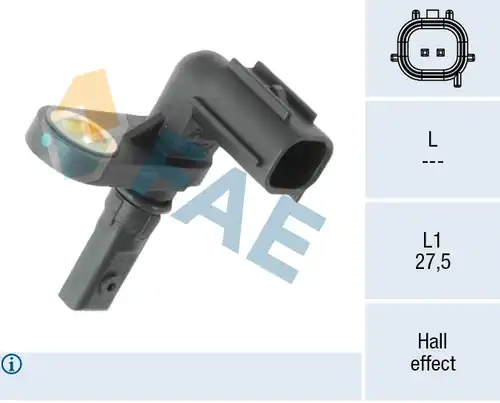 датчик, обороти на колелото FAE 78597