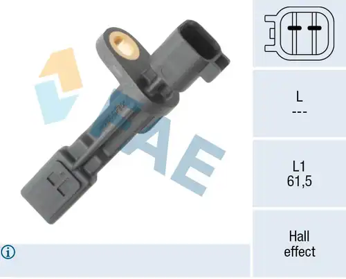 датчик, обороти на колелото FAE 78601