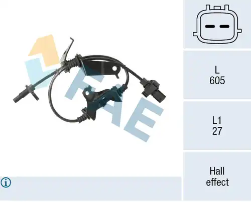 датчик, обороти на колелото FAE 78717