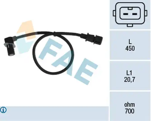 импулсен датчик, колянов вал FAE 79012