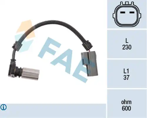 Датчик обороти, авт. скоростна кутия FAE 79085