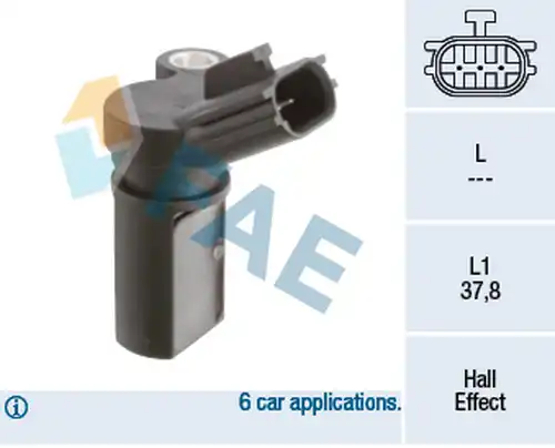 импулсен датчик, колянов вал FAE 79447