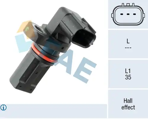 импулсен датчик, колянов вал FAE 79518