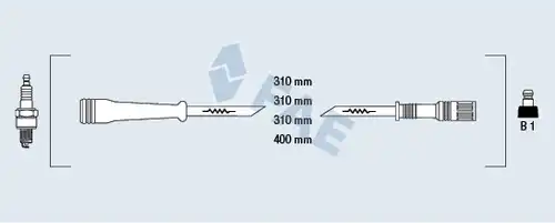 комплект запалителеи кабели FAE 85985