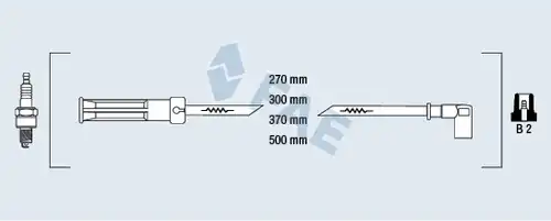 комплект запалителеи кабели FAE 85994