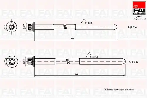  FAI AutoParts B1625