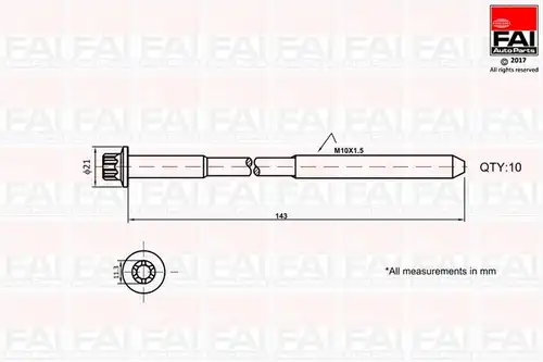  FAI AutoParts B489