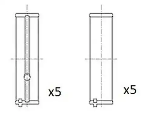 лагер на коляновия вал FAI AutoParts BM1038-030