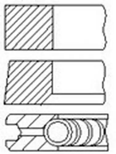 комплект сегменти FAI AutoParts PR1-000