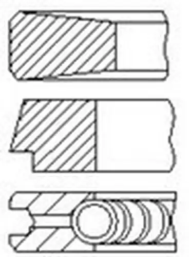 комплект сегменти FAI AutoParts PR108-000