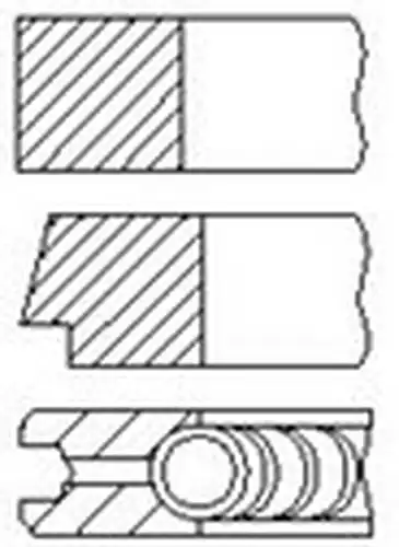 комплект сегменти FAI AutoParts PR115-000