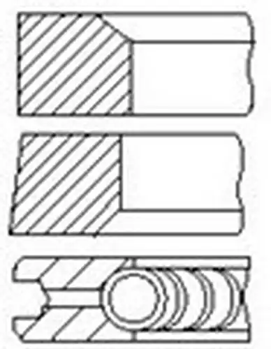 комплект сегменти FAI AutoParts PR15-000